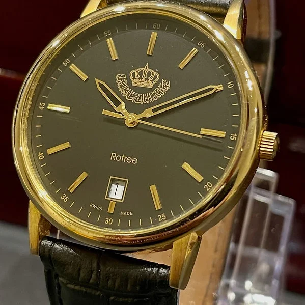 Rare Grovana King Abdullah II Jordan - Black Onix - 2003 39MM - Image 5