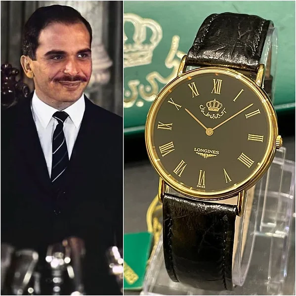 Longines Special Edition King Hussein Bin Talal 1980s Black Onex Zero Lock