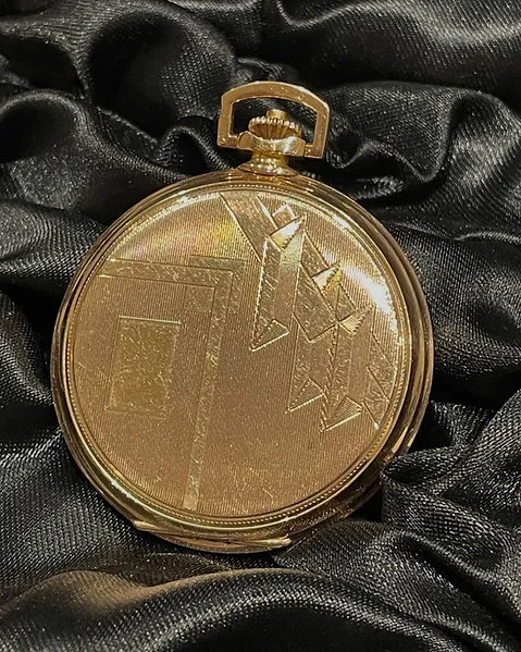 Very Rare1949 King Abdul Aziz Al Saud Omega Pocket Watch Full Gold - Image 2