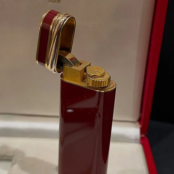 Vintage Cartier Pen Lighter Set - Ballpoint Pen - Gas Lighter - Image 3