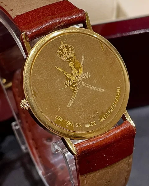 Rare 1990 Special Edition His Majesty Sultan Qaboos Oman Full Gold - Image 2