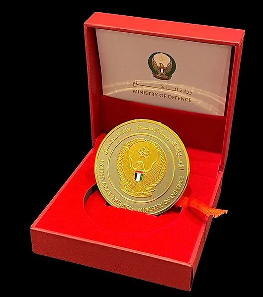 Military Commemorative Masterpiece Coin UAE Al Husen Palace - Image 5