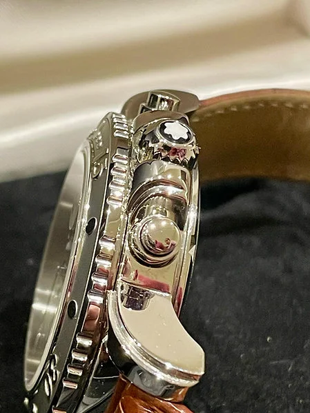 Preowned Montblanc “Sport Chic” XL chronograph Full automatic - Image 2