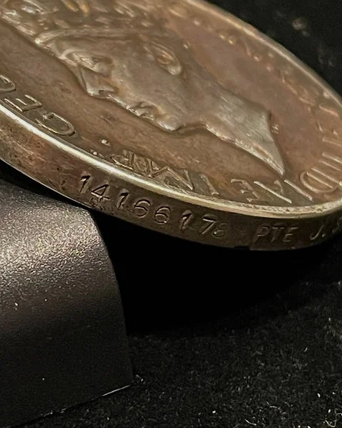 British General Service Medal Palestine 1945 - Papers, In Excellent Condition - Image 2