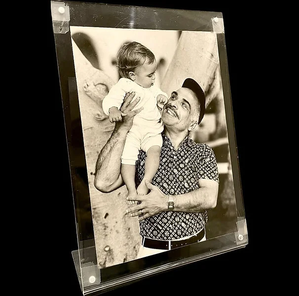 Extremely Rare Original Photo For King Hussain & His Son King Abdallah ||