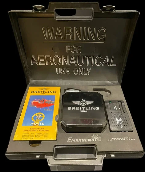 Rare Breitling Emergency 2007 Blue Dark Titanum Complete Set - Image 7