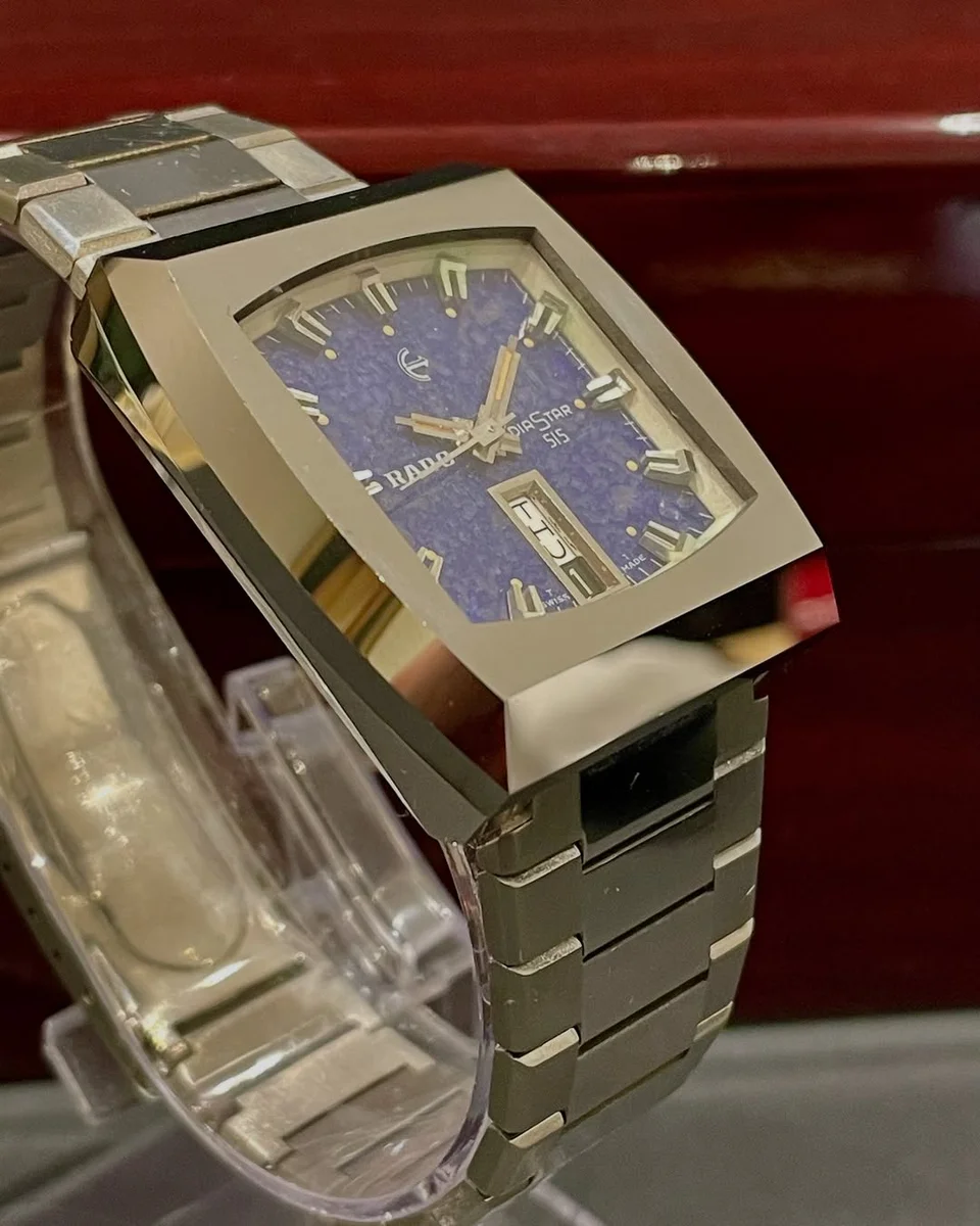 970s Legend Rado 515 DiaStar Vintage Tungsten Steel - Image 4