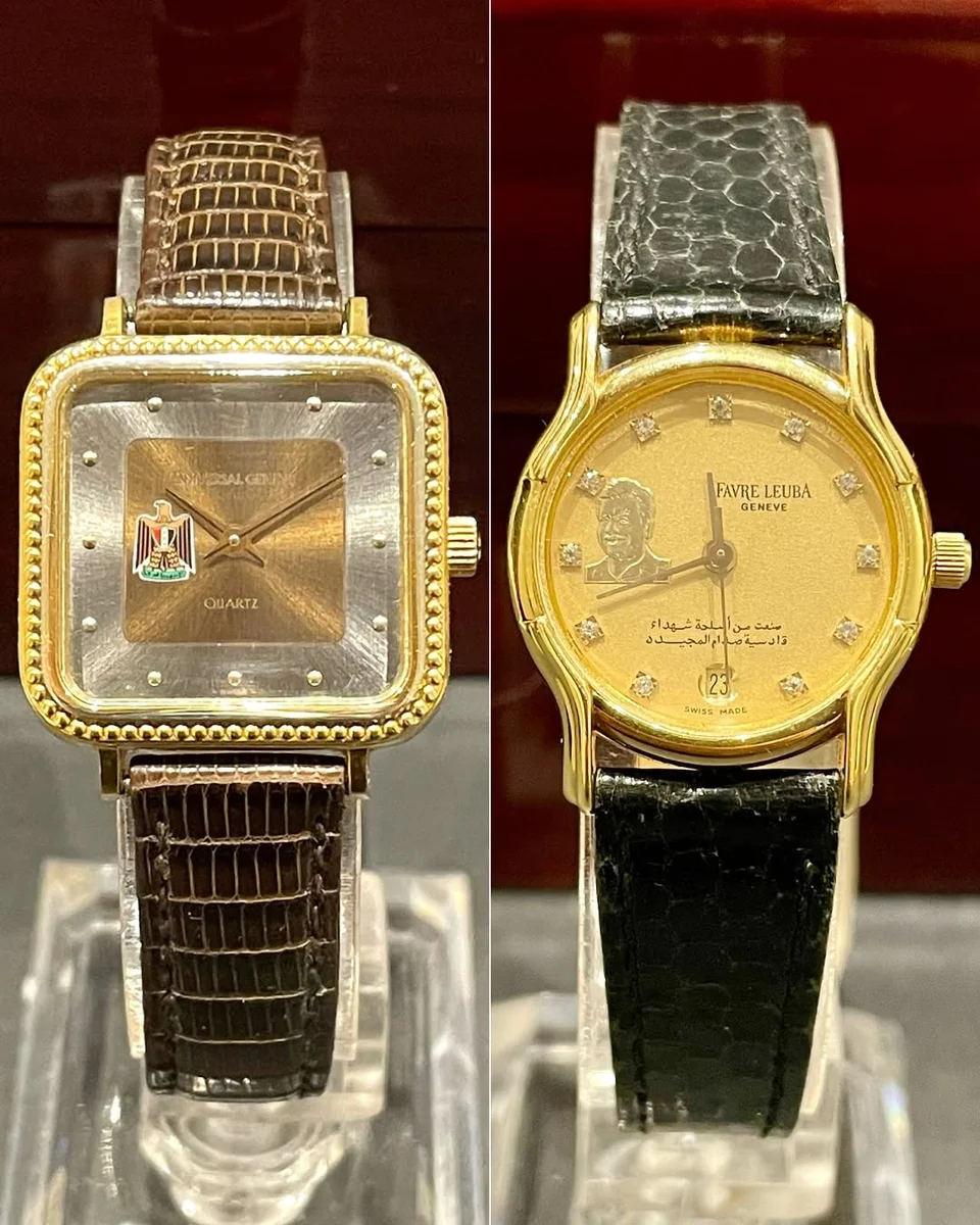 1980 President Saddam Hussein Favre-Leuba and Universal Geneve