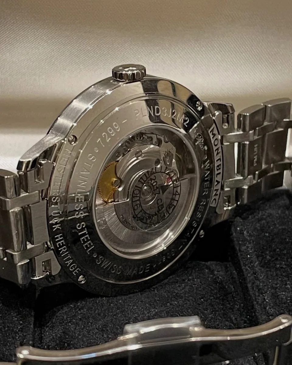 Montblanc Heritage Classic Automatic Silver Dial Steel - Image 6