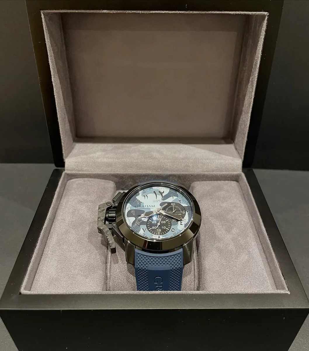 Rare Arabic Graham Chronofighter Edition Known Blue Ocean - Image 4