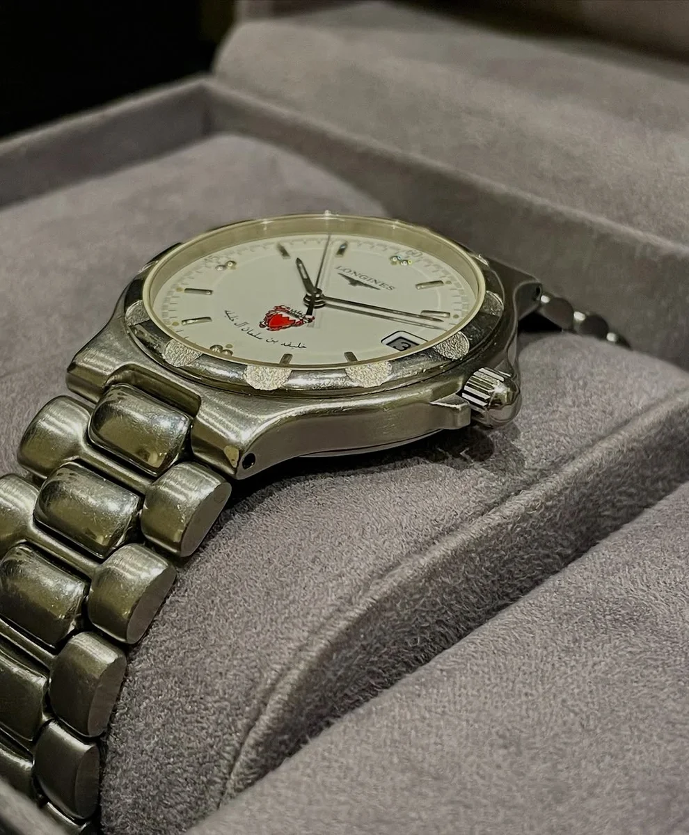 1990 Rare Longines Sheikh Khalifa bin Salman Al Khalifa - Image 4