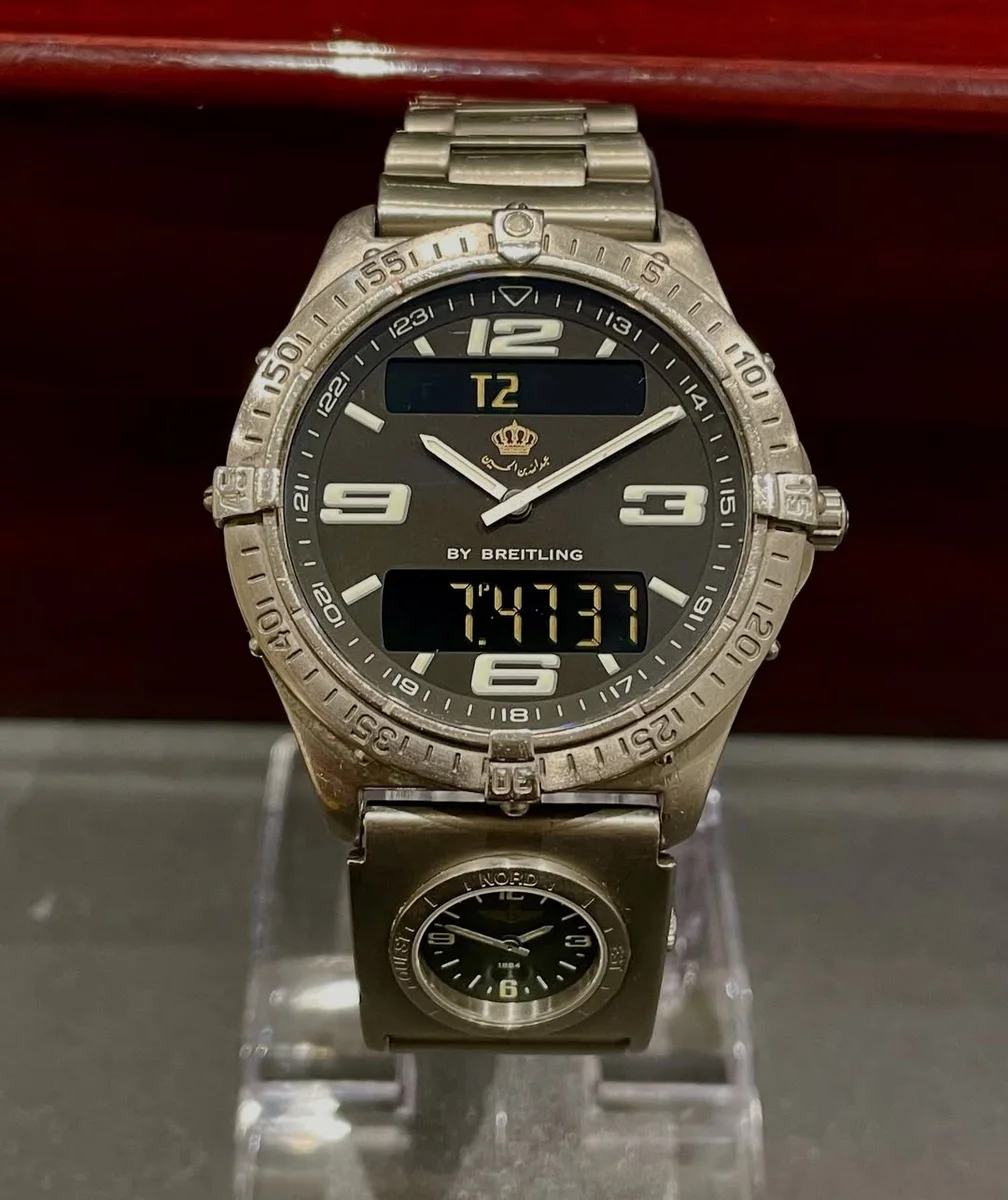 RARE Breitling Aerospace Special Edition His Majesty King Abdullah II Ibn Al Hussein. - Image 2