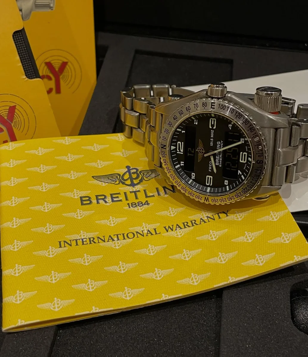 Breitling Emergency 2008 Complete SET Full Titanium - Image 7