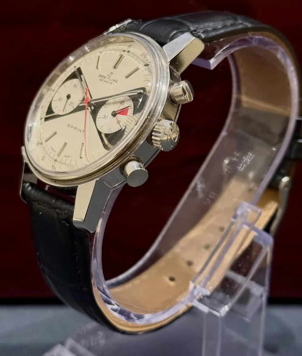 Rare The Sporting Legend – Breitling Sprint 1960s Valjoux 7733 - Image 4