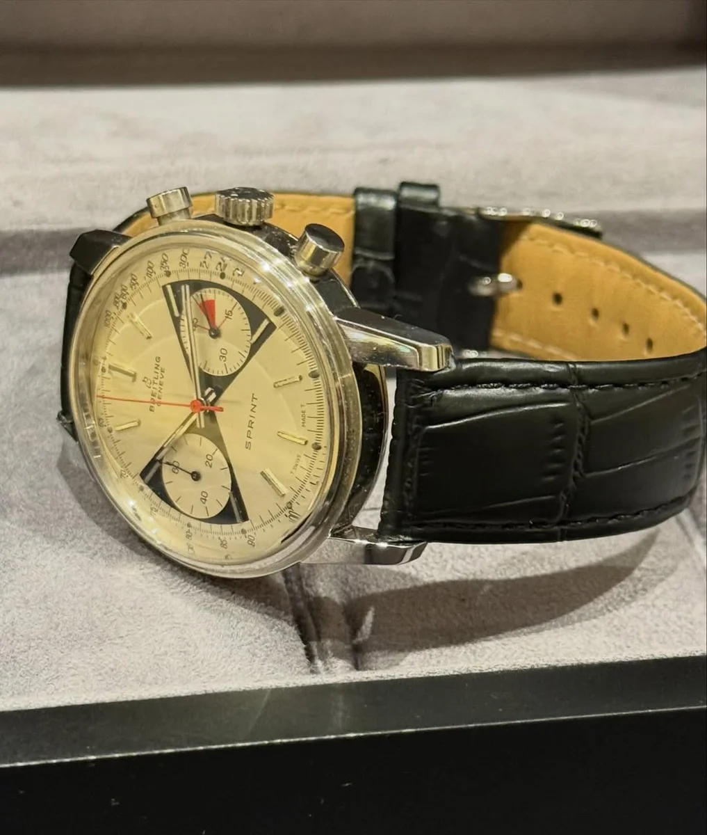 Rare The Sporting Legend – Breitling Sprint 1960s Valjoux 7733 - Image 5