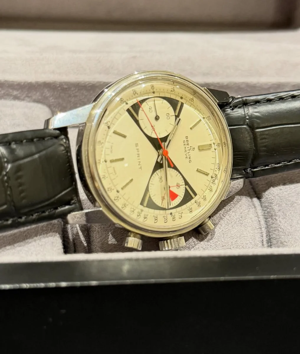Rare The Sporting Legend – Breitling Sprint 1960s Valjoux 7733 - Image 6