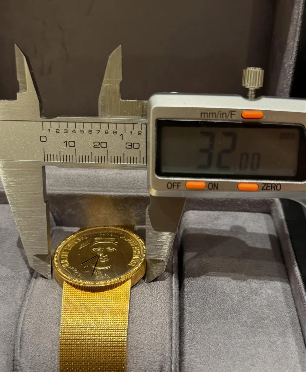 Ultra Rare Baume & Mercier Amiri Edition Bahrain 1980 Full Gold - Image 7