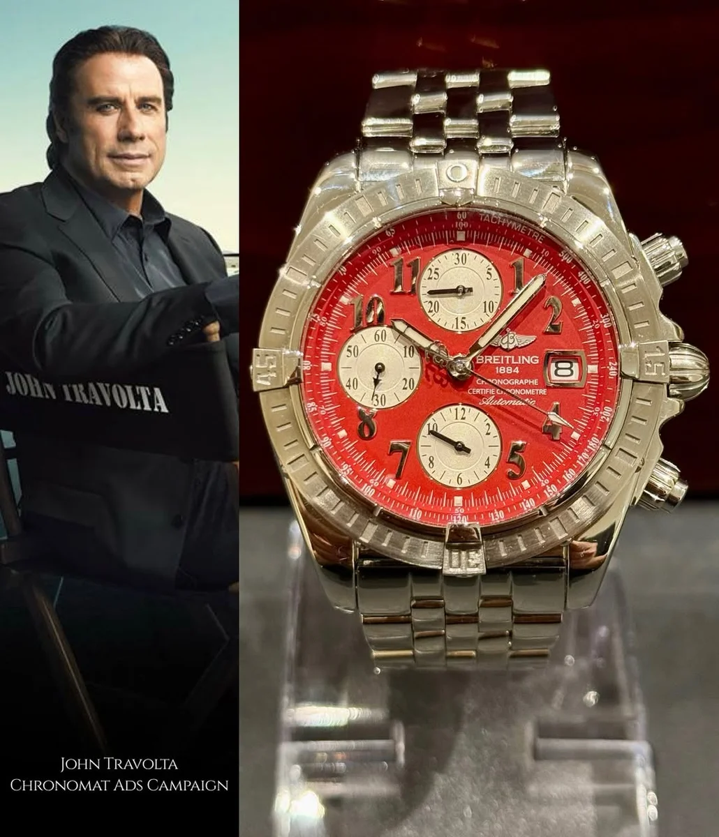 RARE Breitling Evolution 2006 Rare Red Dial