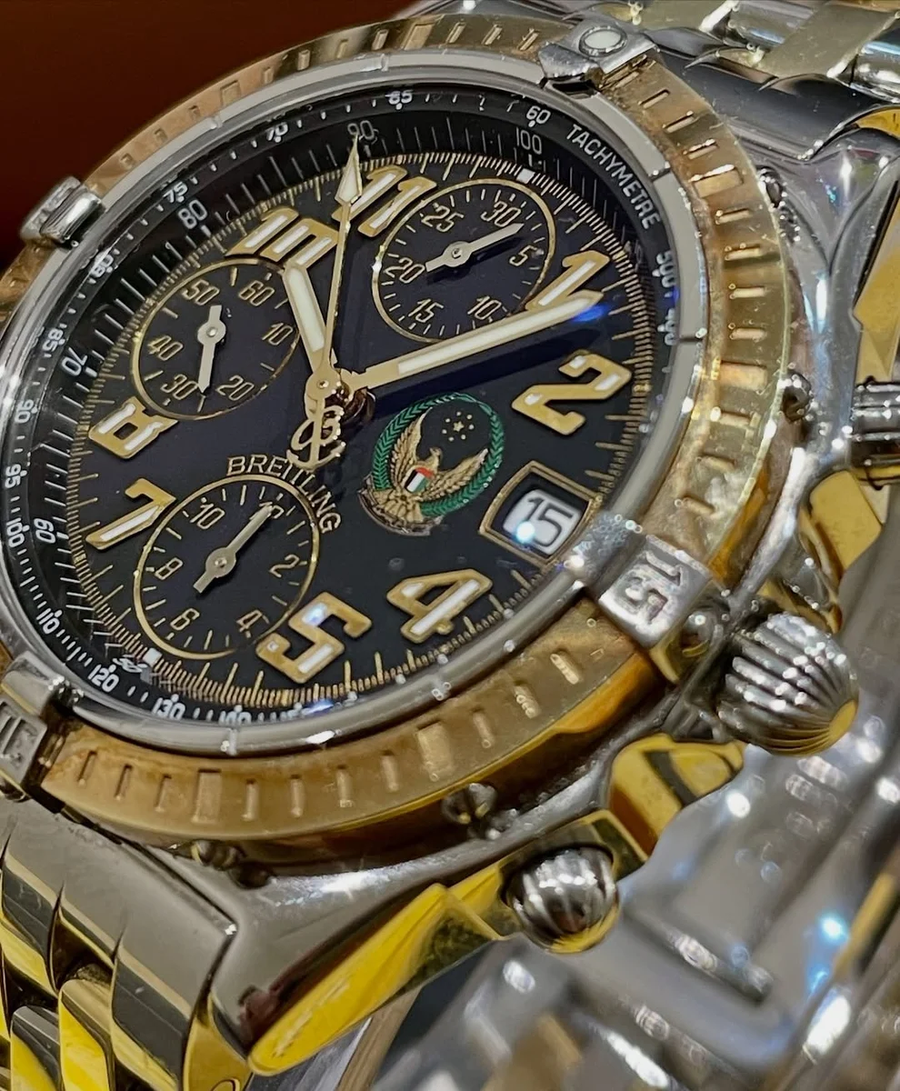 Rare Breitling Chronomat 2003 The UAE Armed Forces Special Edition - Image 2