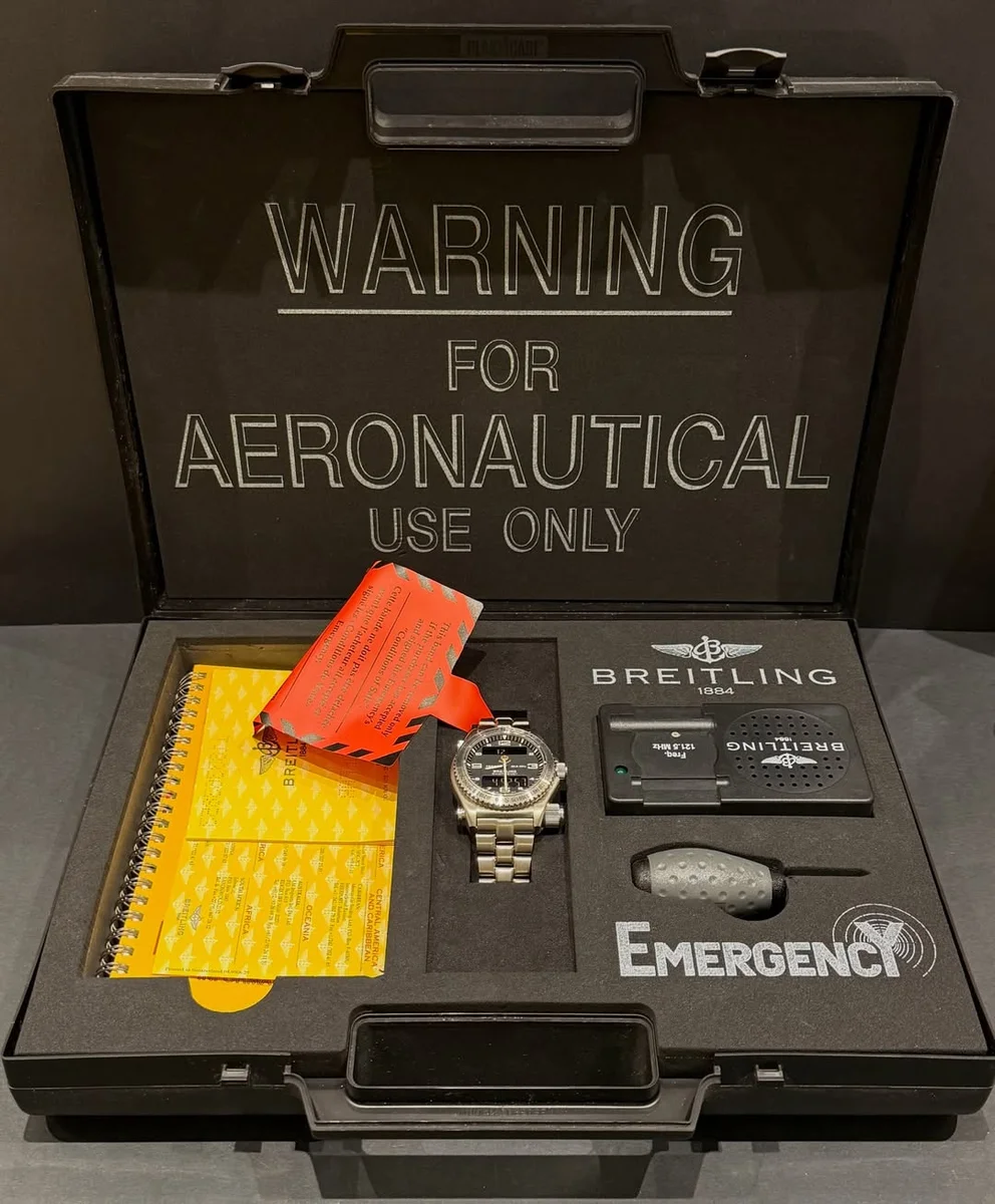 Ultra Rare Royal Edition Breitling Emergency Lock Zero King Abdallah II - Image 4