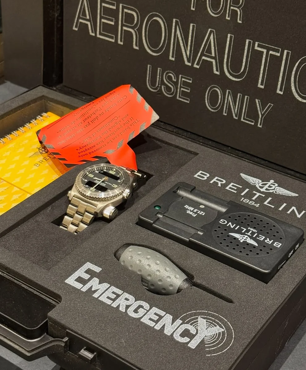 Ultra Rare Royal Edition Breitling Emergency Lock Zero King Abdallah II - Image 5