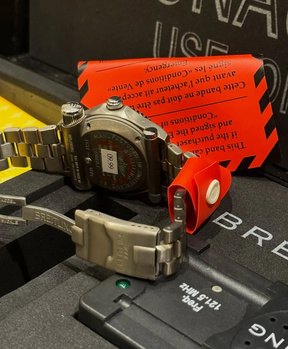 Ultra Rare Royal Edition Breitling Emergency Lock Zero King Abdallah II - Image 8