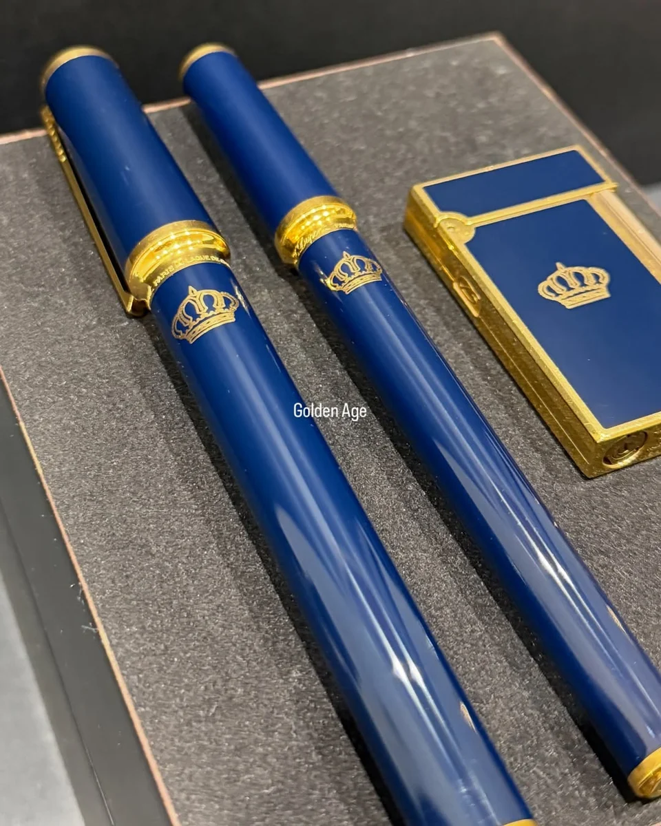 Rare Royal Protocol Edition1990 S.T. Dupont Set King Hussain - Image 3