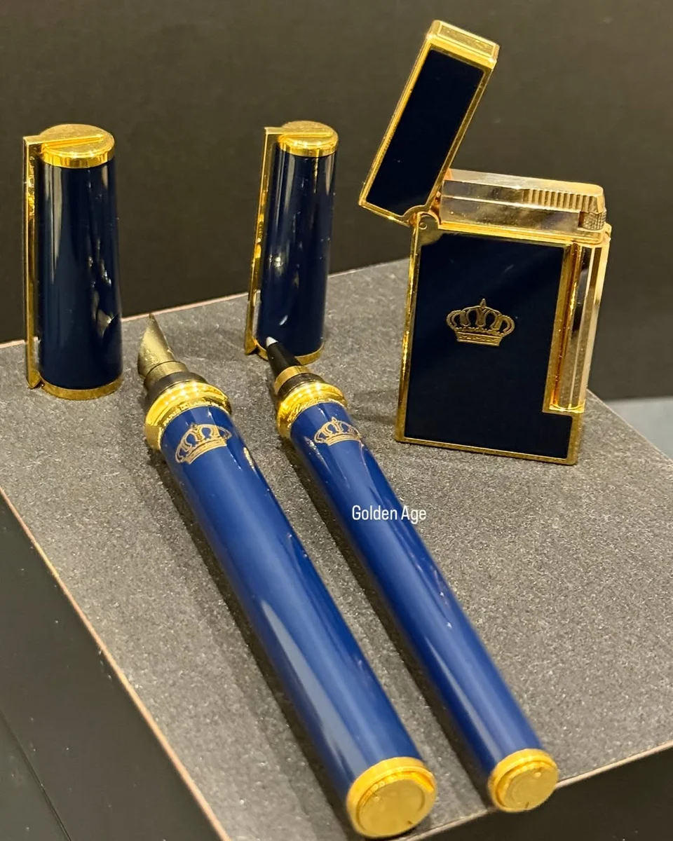 Rare Royal Protocol Edition1990 S.T. Dupont Set King Hussain - Image 8