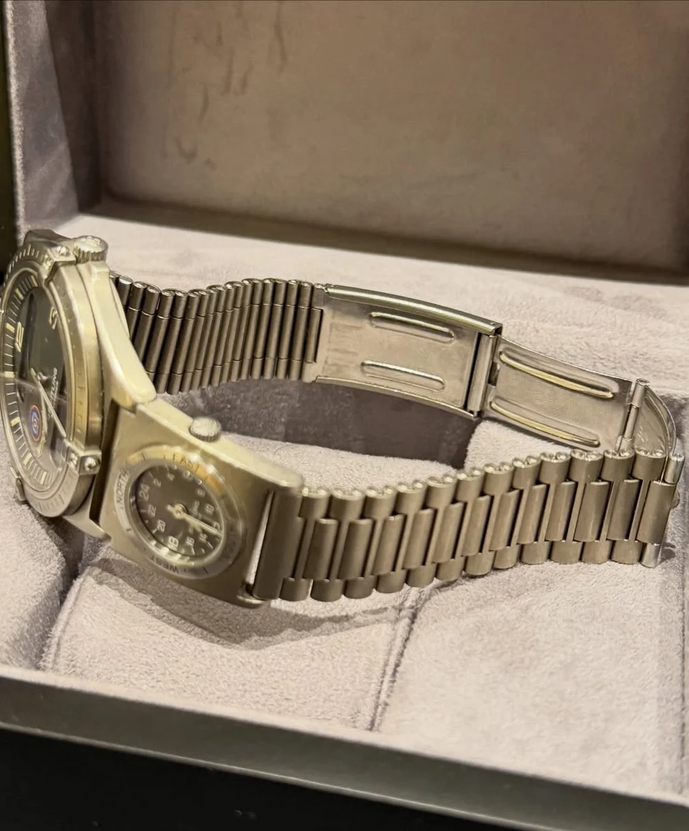 1995 Rare Breitling Military Emirati UTC Masterpiece Titanium - Image 6