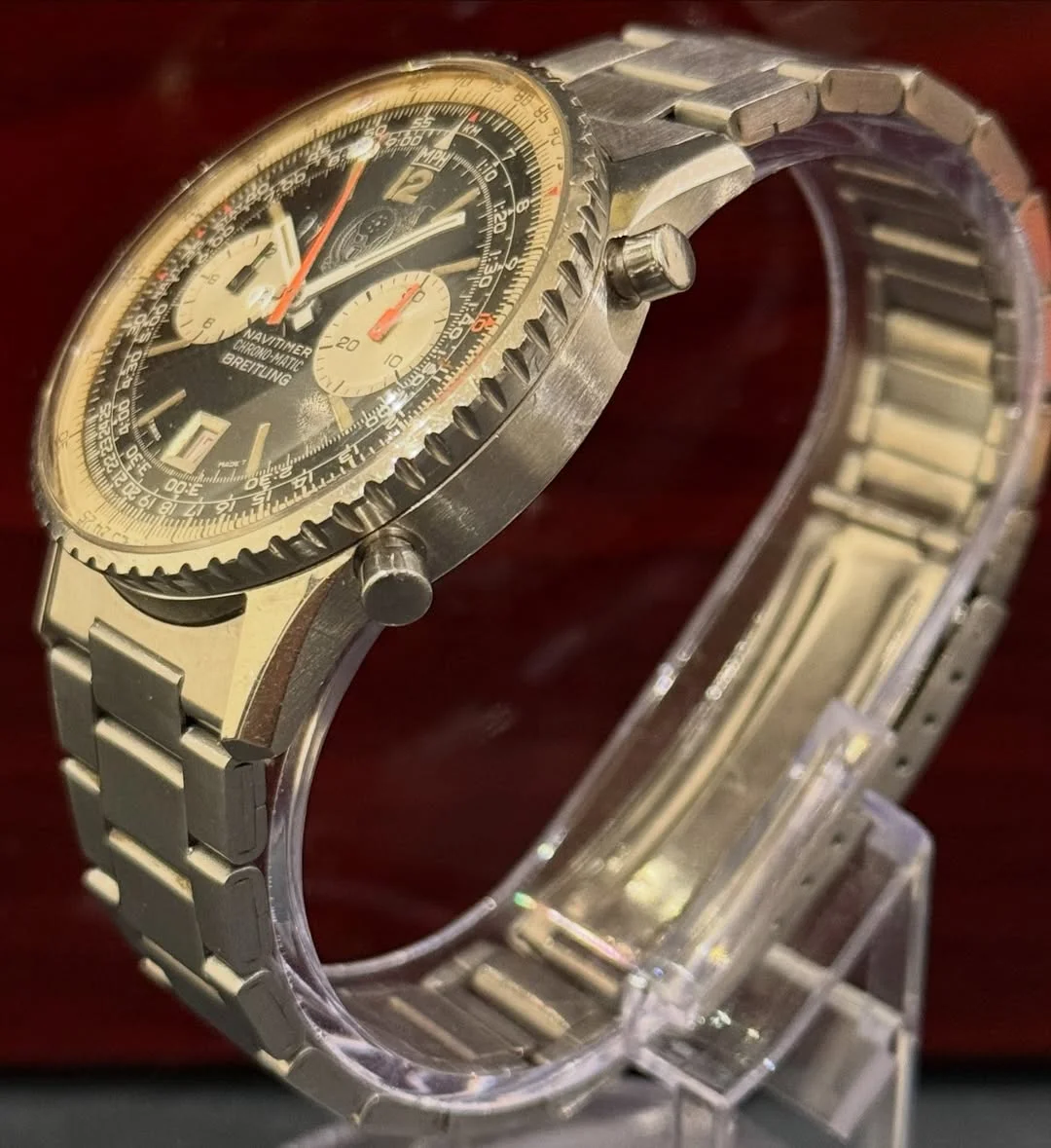 Rare 1970 Breitling Chrono-Matic First Military Edition UAE Armed Forces - Image 2