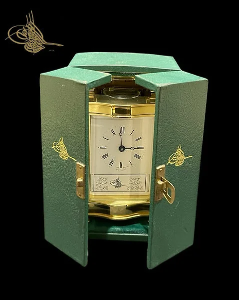 Rare 1922 Ottoman Empire Desk O'clock - Sultane Gift Ultra Rare - Image 11