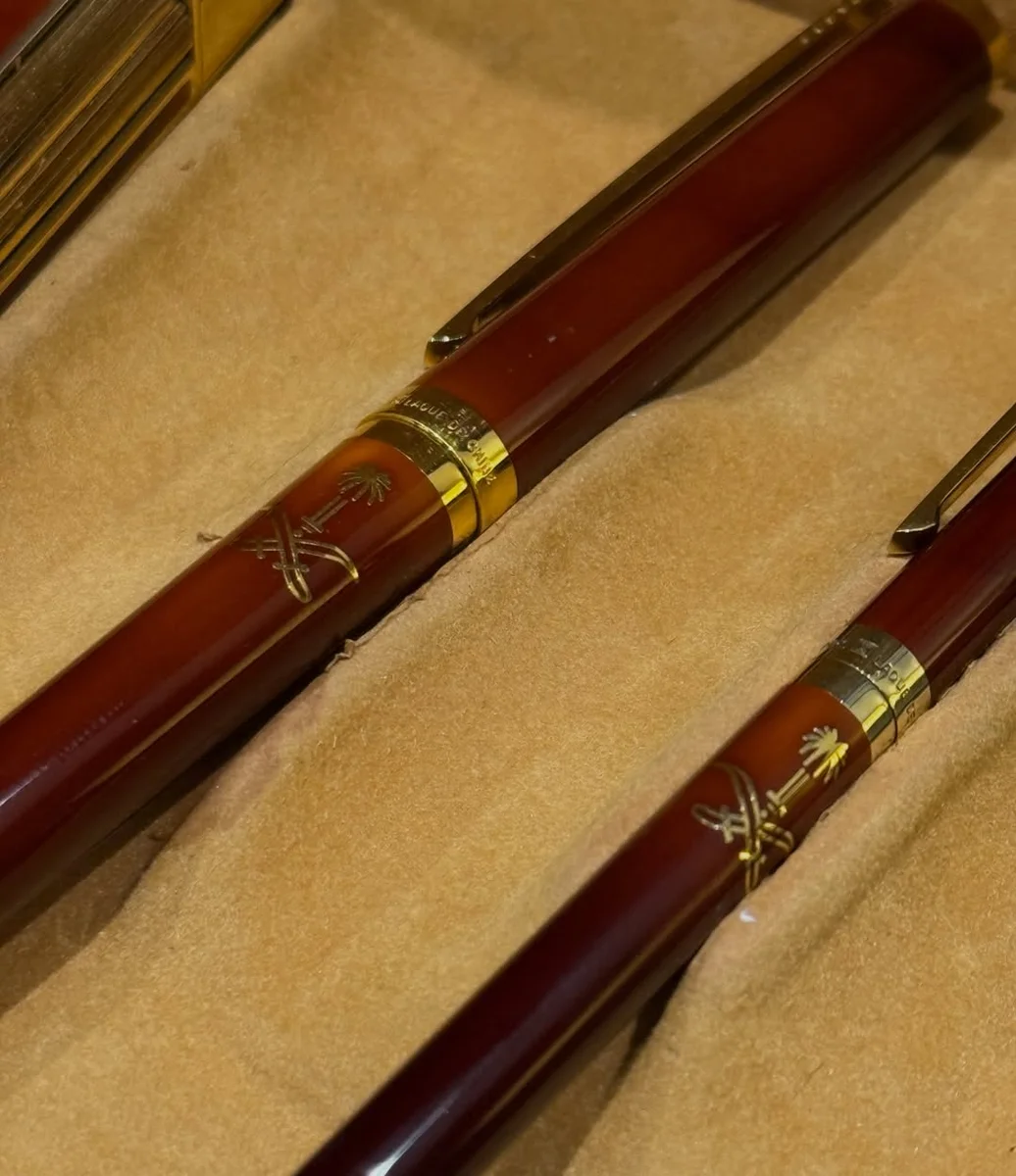 Rare St Dupont Set Special Edition KSA 1990 - Image 8