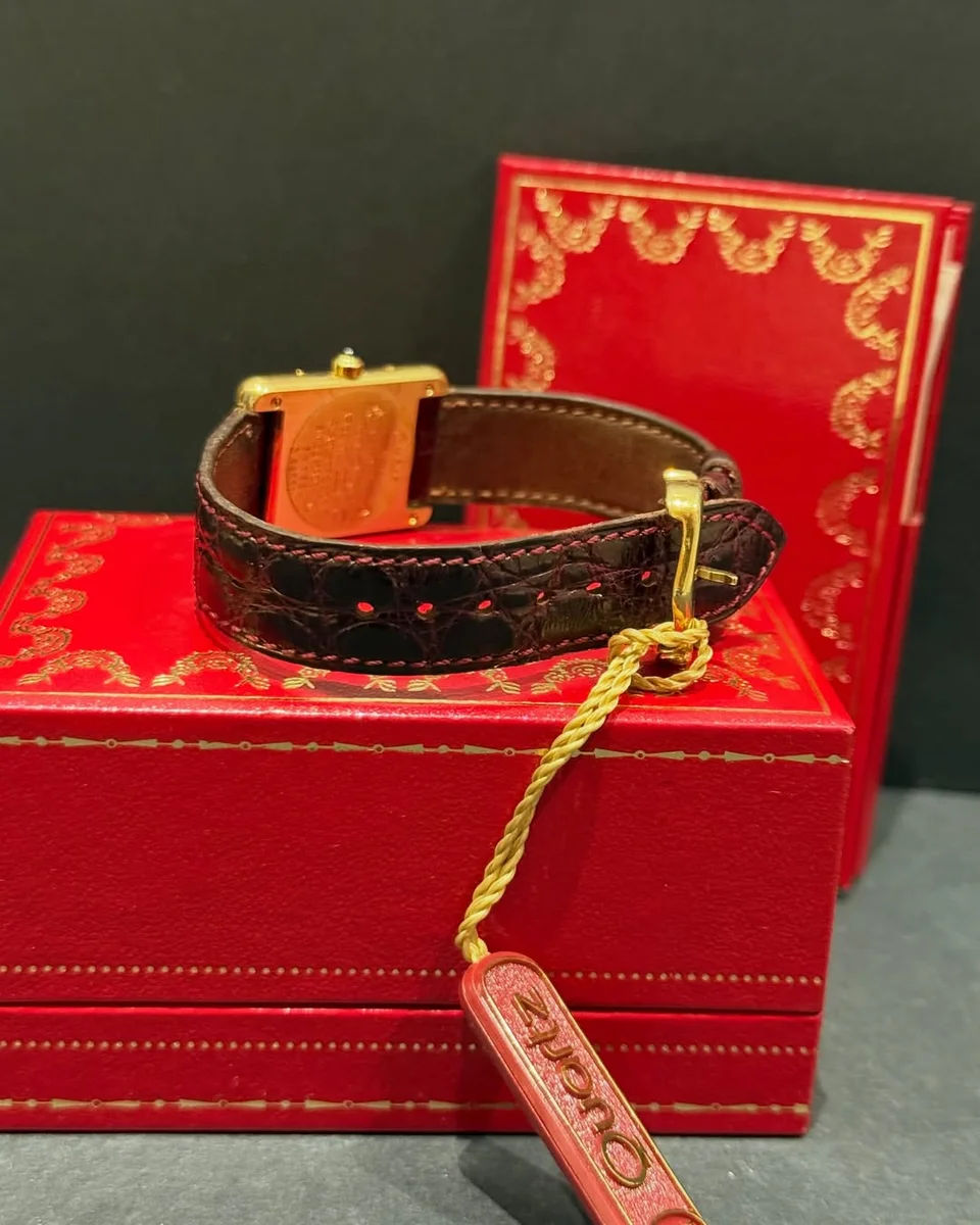 Rare Cartier Tank 1988 Complete Set For Ladies - Image 5