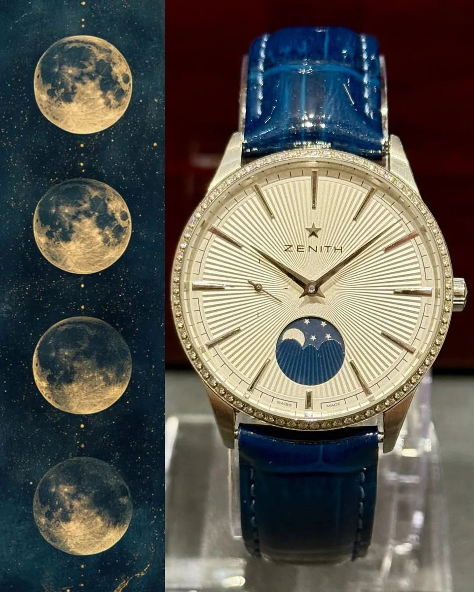 Rare Zenith Elite Monophase – Special Edition Silver Diamonds