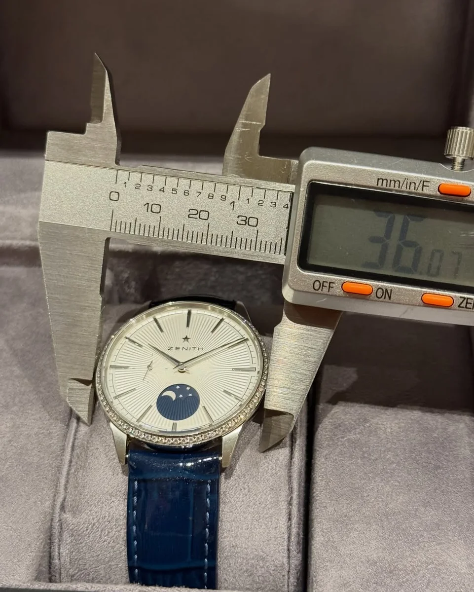 Rare Zenith Elite Monophase – Special Edition Silver Diamonds - Image 6