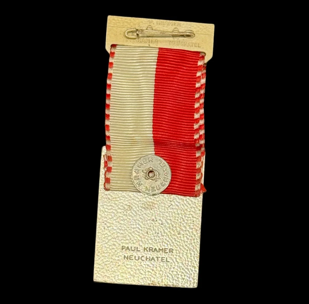 1968 Swiss Shooting Festival (Schützenfest) Award Medal Steel - Image 2