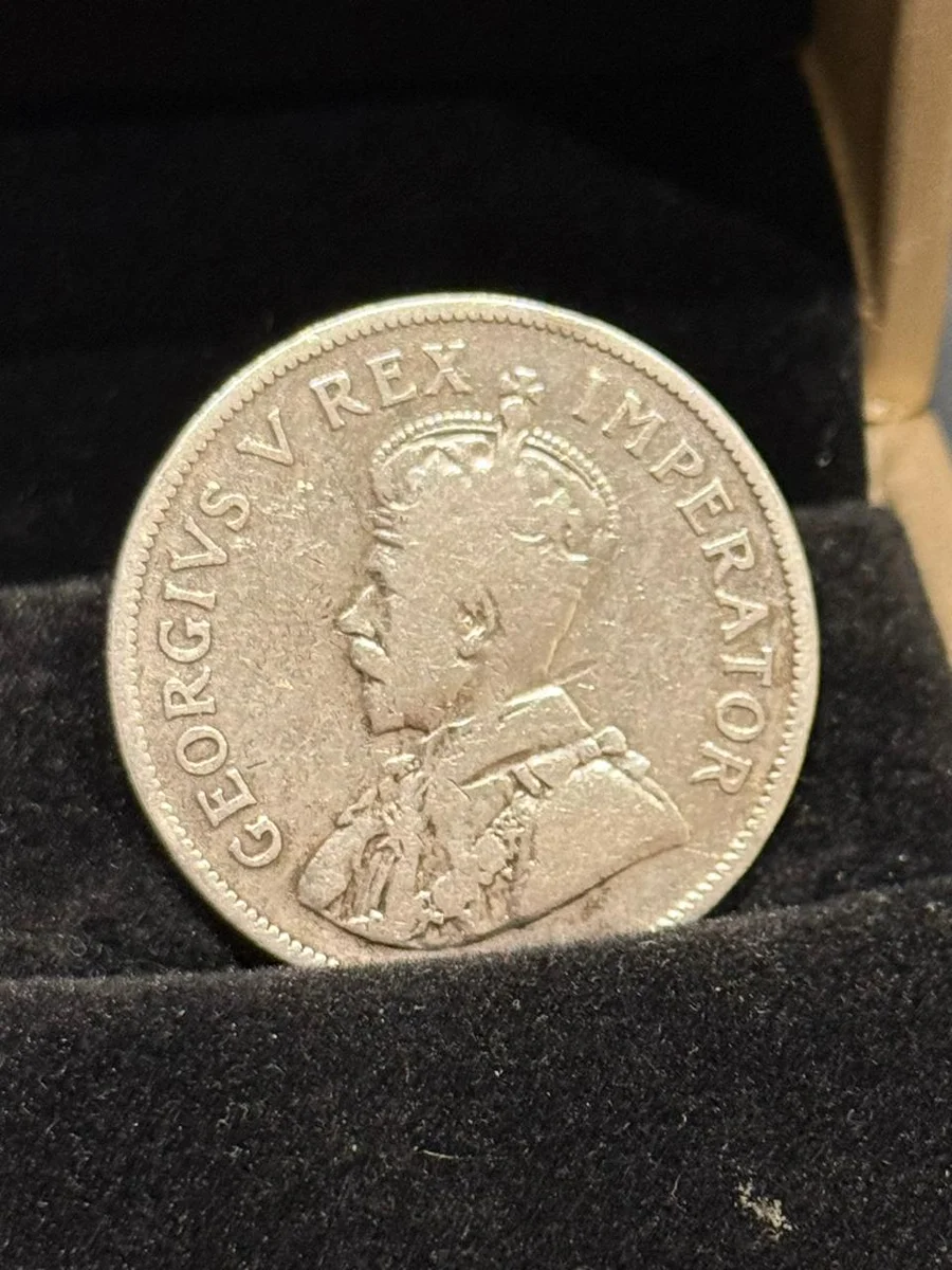 Rare 2.5 Shilling King George 1963 Fine Silver