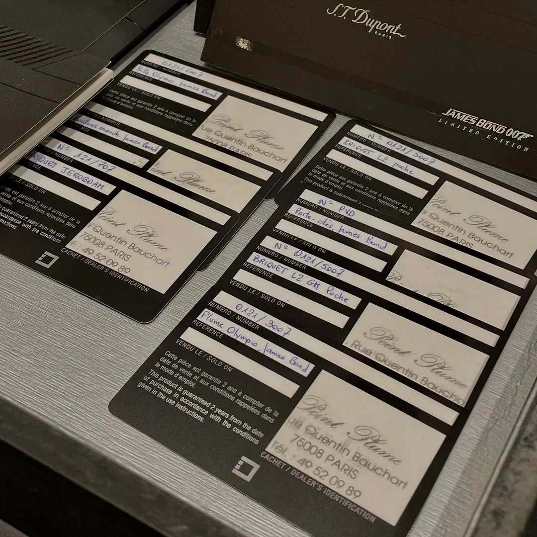Global Rarity Set S.T. Dupont, Big Set Special Edition James Bond 007 - Image 7