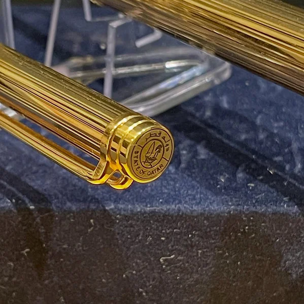 Rare Qatari Amiri Limited Edition Complete Pens Set By Waterman France - Image 4