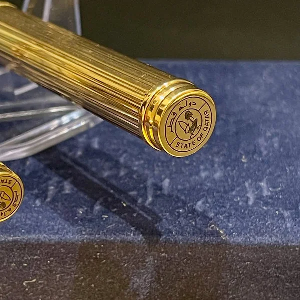 Rare Qatari Amiri Limited Edition Complete Pens Set By Waterman France - Image 5