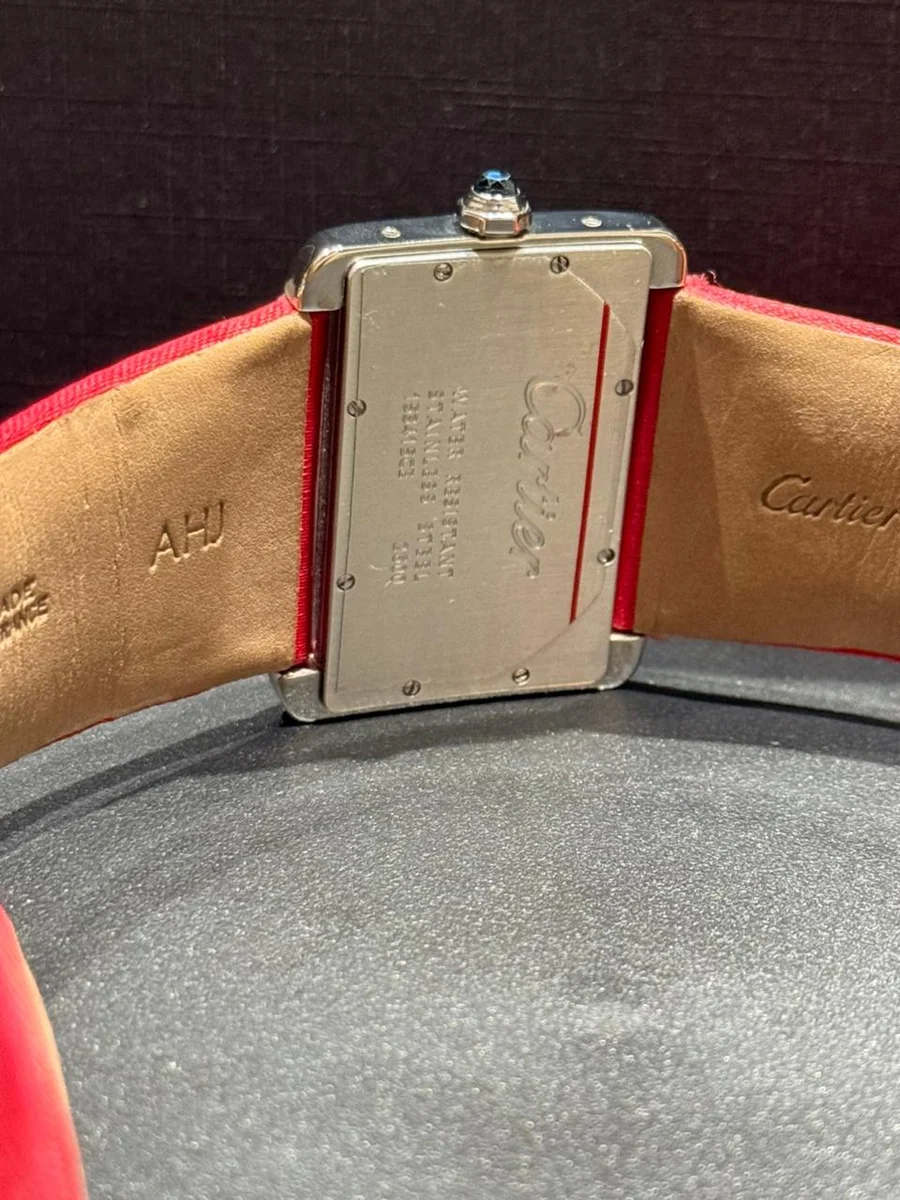 Rare Divan Tank By Cartier - Timeless Geometry Framed In Diamonds. - Image 5