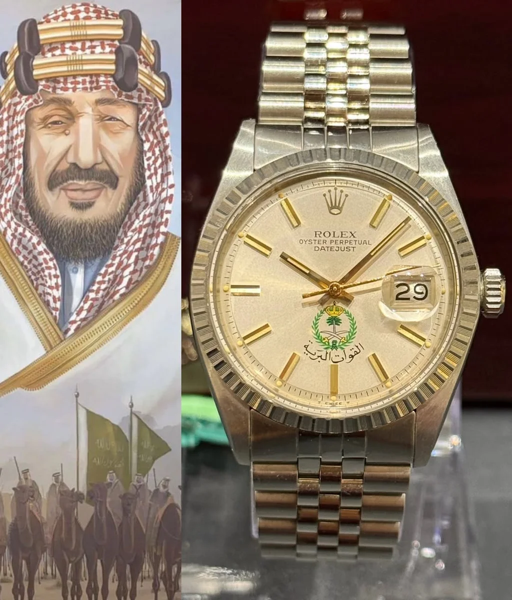 Ultra Rare Rolex 1976 Datejust Issued Exclusively For The Saudi Land Forces