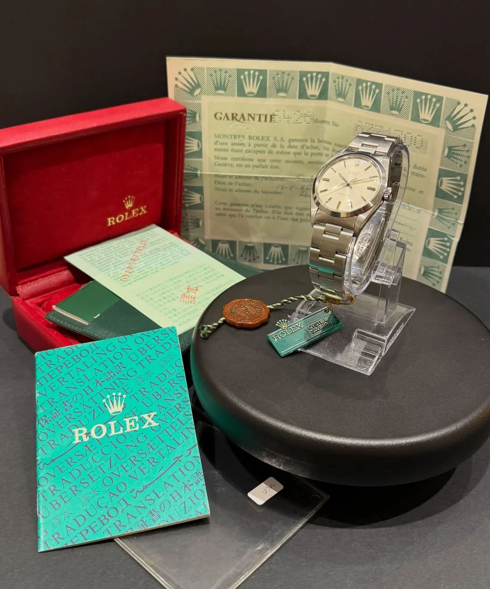 Rare Rolex Oyster Date Precision 1980 Edition Ivory Complete Set Very Special - Image 2