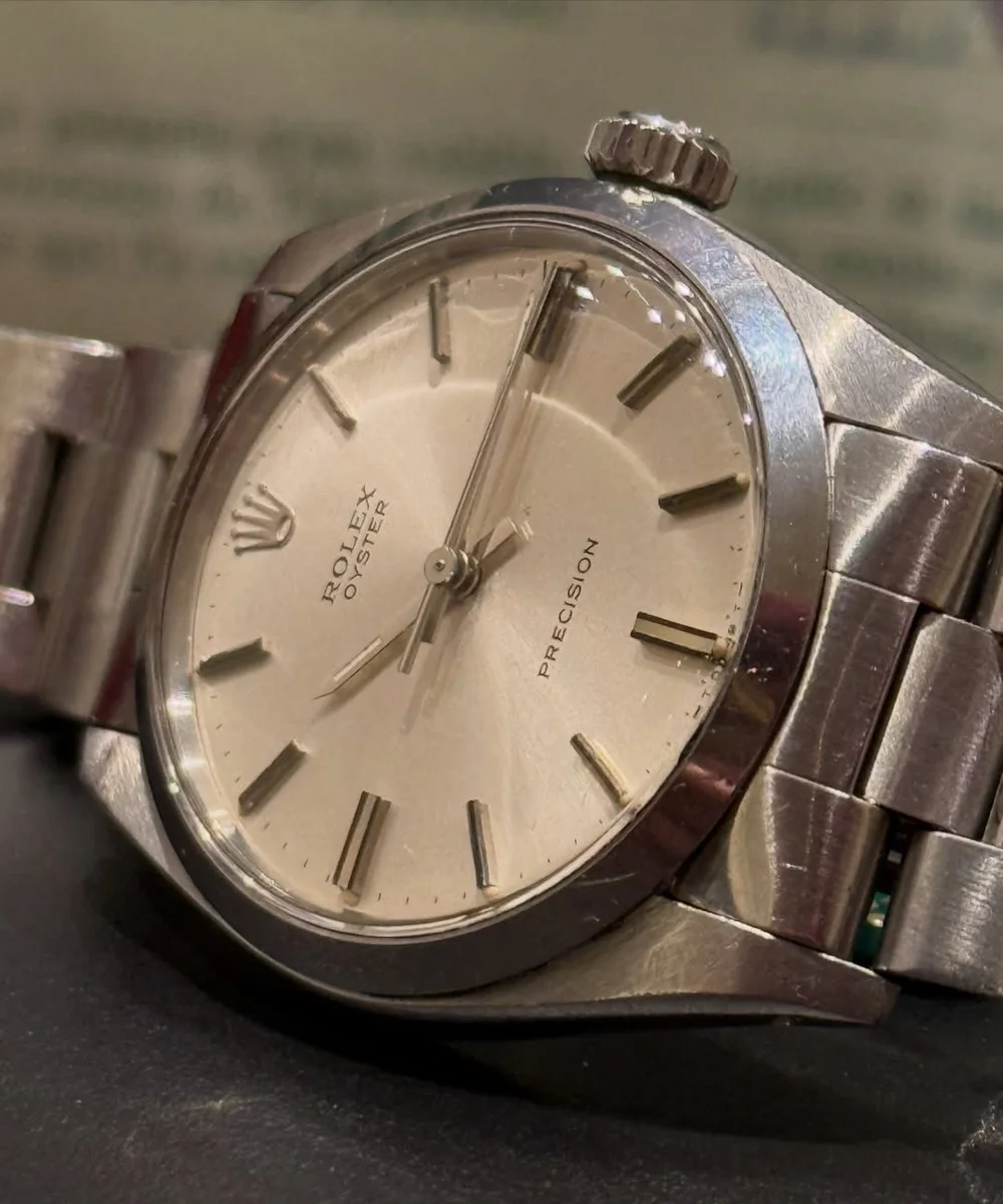 Rare Rolex Oyster Date Precision 1980 Edition Ivory Complete Set Very Special - Image 4