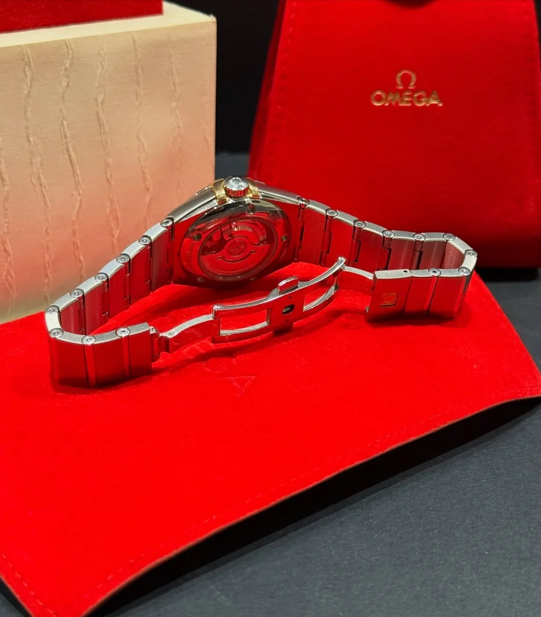 Rare Omega Constellation Ladies Masterpiece 32 Mm MOP Fine Diamonds - Image 6