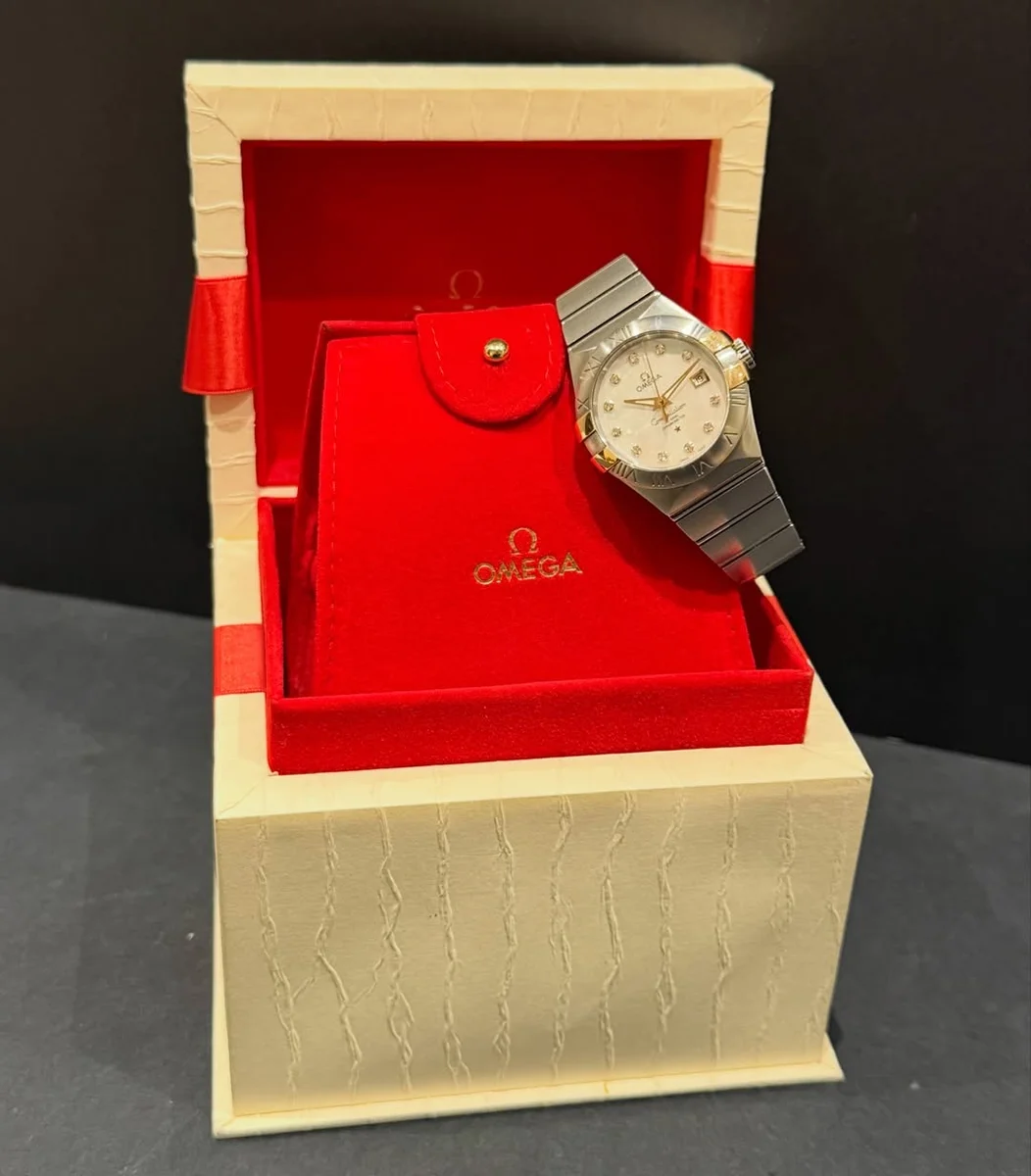 Rare Omega Constellation Ladies Masterpiece 32 Mm MOP Fine Diamonds - Image 9