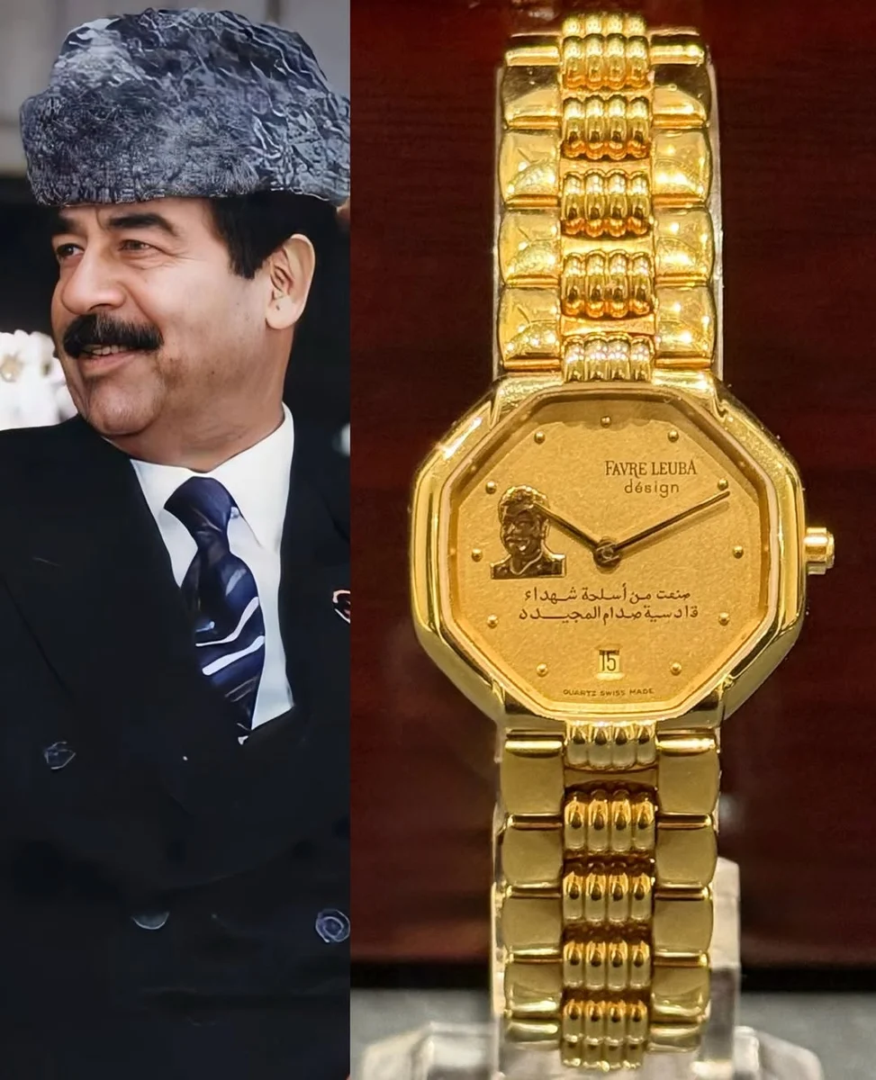 Rare Favre-Leuba Genève Special Ladies Edition Iraq 1988 President Saddam Hussain