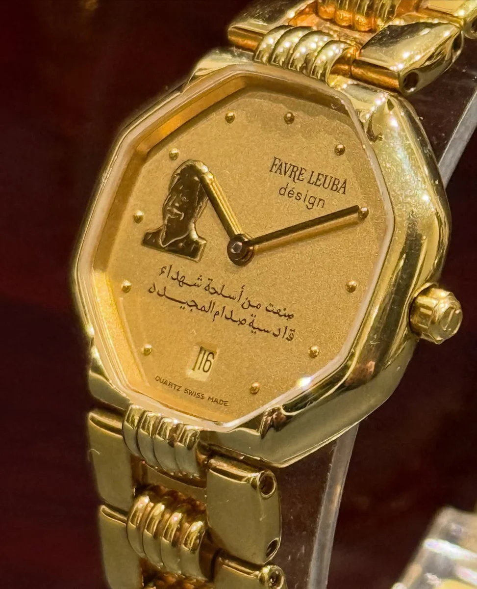 Rare Favre-Leuba Genève Special Ladies Edition Iraq 1988 President Saddam Hussain - Image 3